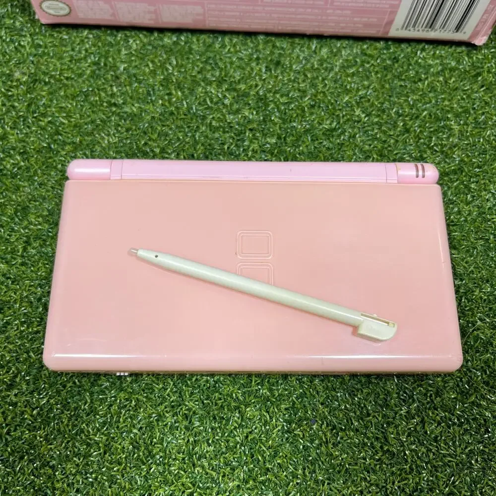 Nintendo DSLite Pink Handheld Console USG-001 Tested Dead Pixels Top Screen